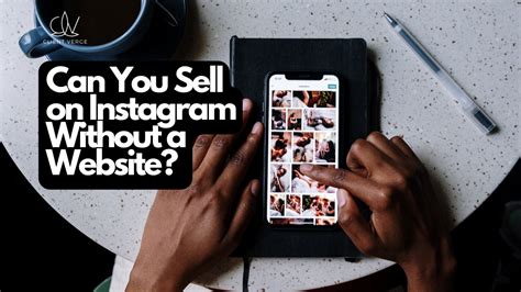 can you sell on instagram without a website